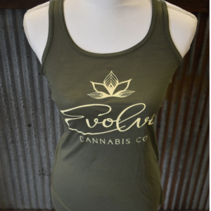 Bella+canvas flowy black and military green