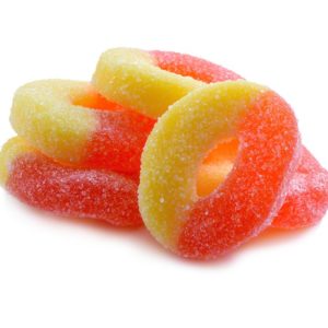 kushie bites peach rings