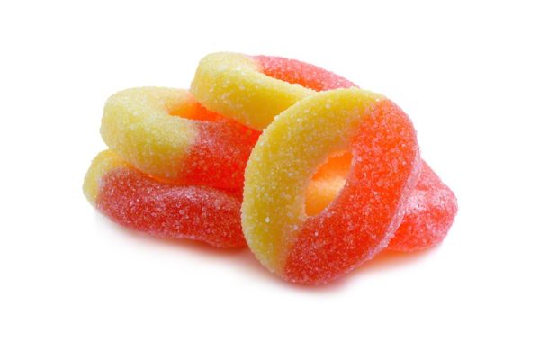 kushie bites peach rings