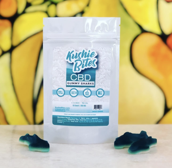 kushie bites shark gummies