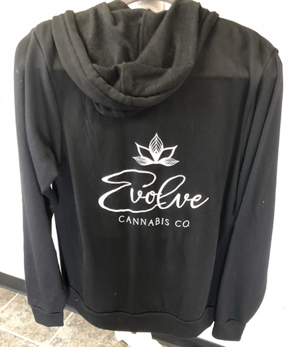 sweatshirt zip up black