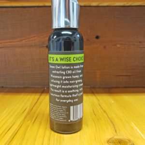 green owl cbd lotion