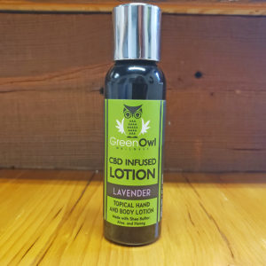 green owl cbd lotion