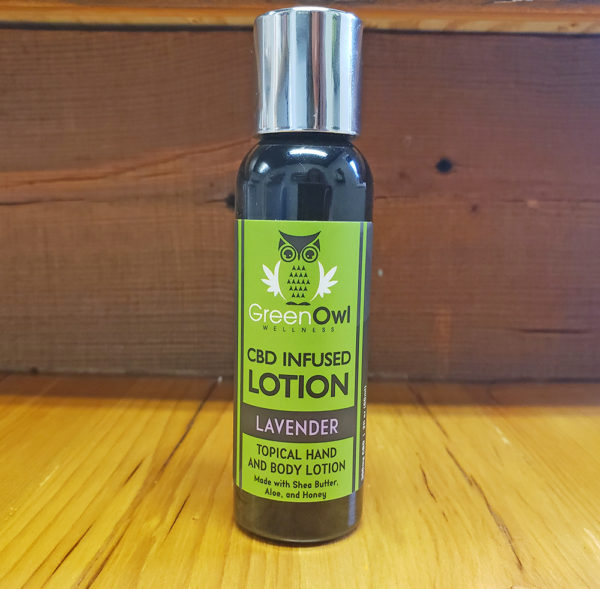 green owl cbd lotion