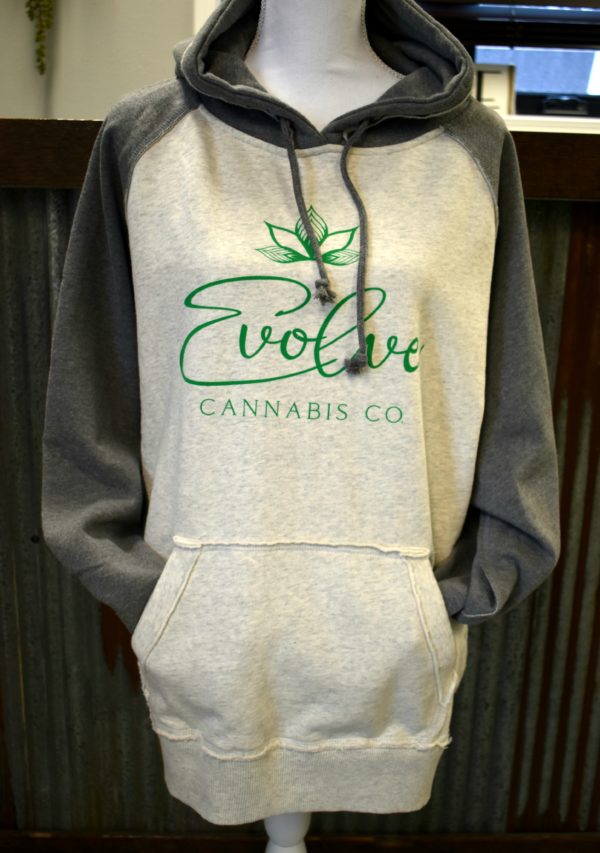 J. America Vintage Heather Hooded Sweatshirt Grey/Tan