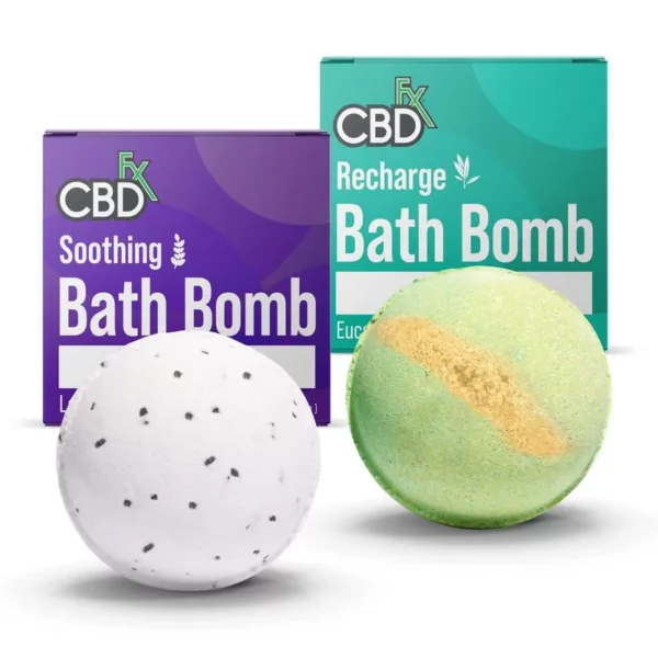CBD Bath Bombs - Soothing & Recharge - 200 mg