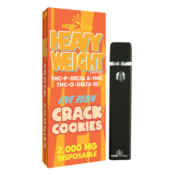 Hemp Living – Heavyweight Live Resin Series 2ML Vape Disposable THC-P + THC-O + HHC + D8 + D10