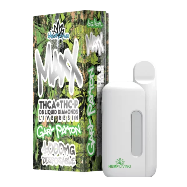 Hemp Living 4ML Vape Disposable w/ Live Resin Liquid Diamonds – THCA + THC-P - Image 6