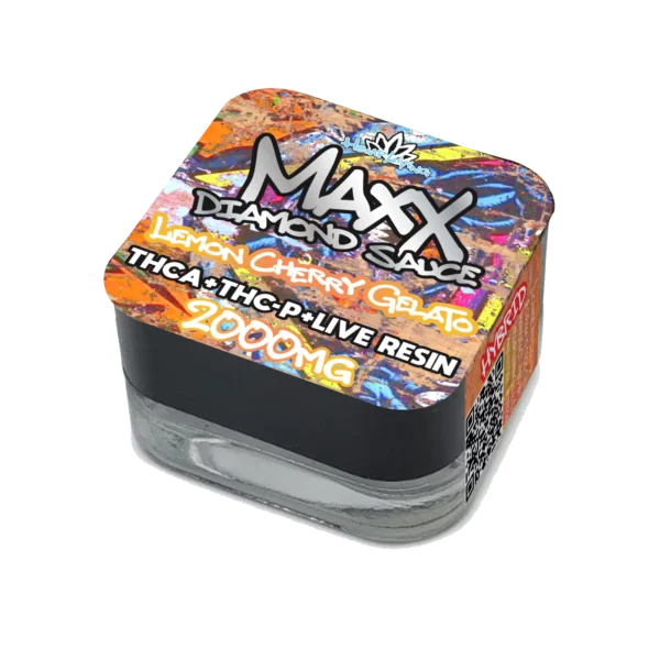 Hemp Living – Maxx – 2g Diamond Sauce w/ Live Resin – THCA + THC-P - Image 4
