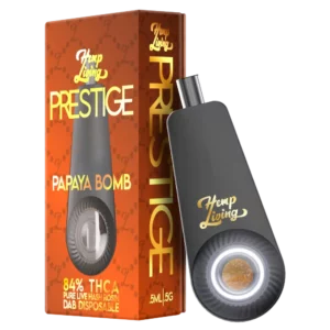 Hemp Living – PRESTIGE Dab Disposable – 0.5g THCA Pure Live Hash Rosin