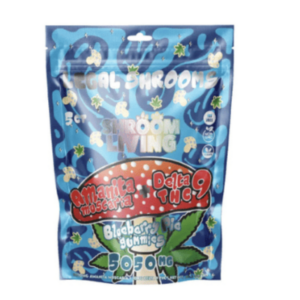 Shroom Living - Delta 9 Amanita Muscaria Blueberry Pie Gummies