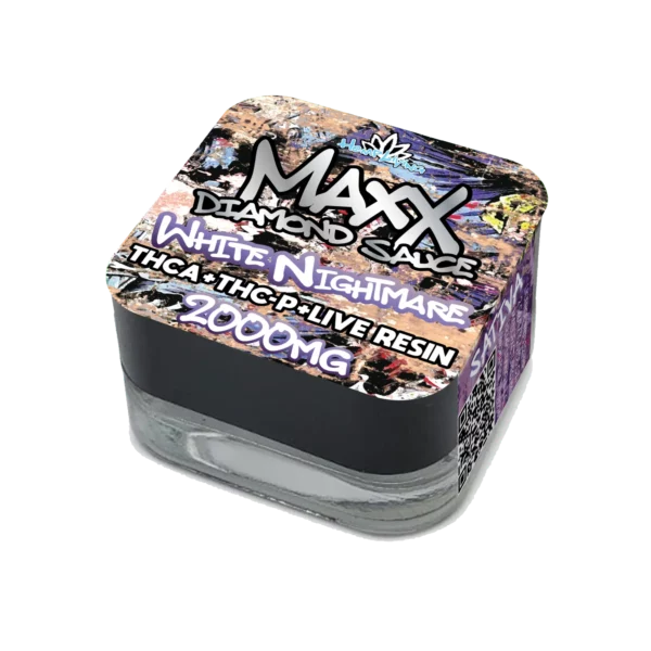 Hemp Living – Maxx – 2g Diamond Sauce w/ Live Resin – THCA + THC-P - Image 3