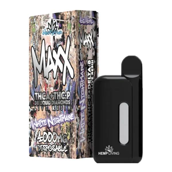 Hemp Living 4ML Vape Disposable w/ Live Resin Liquid Diamonds – THCA + THC-P - Image 2