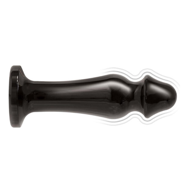 Metal anal plug black
