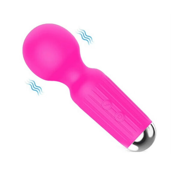 Mini Massage Wand Rose red