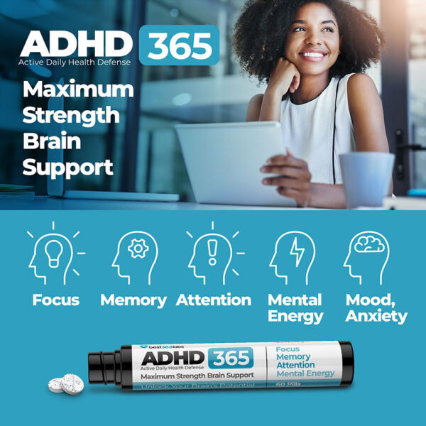 ADHD-365 Maximum Strength Brain Support - Image 2