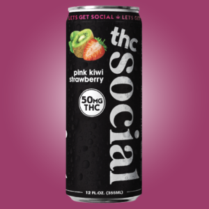 THC Social - Pink Kiwi Strawberry 50MG