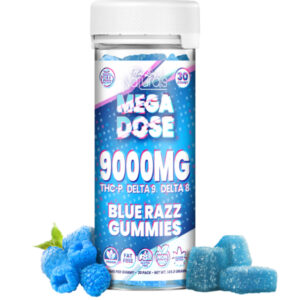 Hemp Living - Naturals Mega Dose Gummies 30ct Jar 9000MG