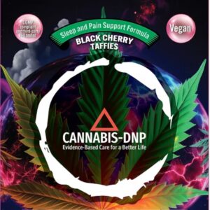 Cannabis-DNP Black Cherry Taffies Sleep and Pain Support 100MG