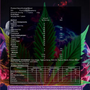 Alternative view of Cannabis-DNP Black Cherry Taffies Sleep and Pain Support 100MG