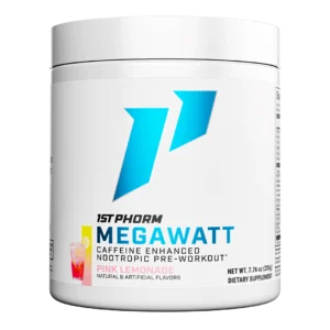 Alternative view of 1st Phorm Megawatt Pre-workout enhanced with caffeine and Nootropics