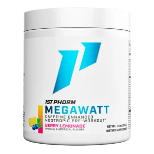 1st Phorm Megawatt Pre-workout enhanced with caffeine and Nootropics