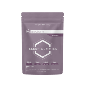 Bio Spectrum - Sleep 12.5MG D9 250MG CBD 75MG CBN and Melatonin Wild Berry Gummies 5ct